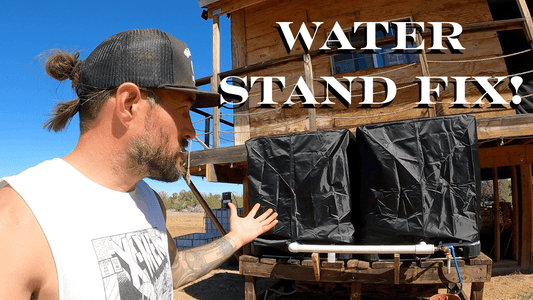 Repairing and Upgrading Our IBC Tote Water Stand for Long-Term Stability