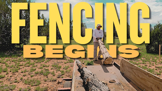 Fencing Begins: Building the First Fence at Hideaway Homestead Ranch